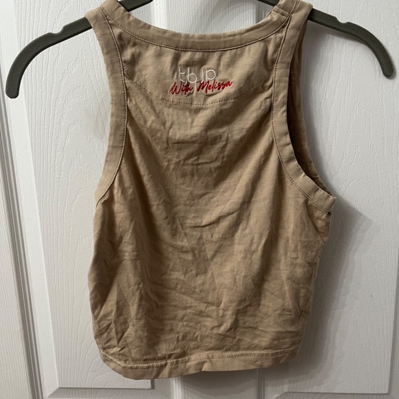 trained by jp x Melissa Beige Crop Top - Picture 3 of 3